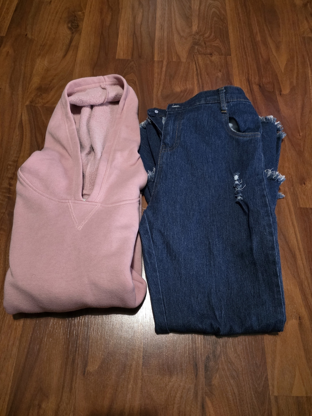 Oshkosh Cozy Pink Women's Hoodie With Flair Jeans